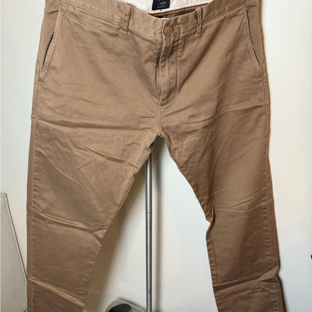 J. Crew Tan Chinos Classic Cotton Twill